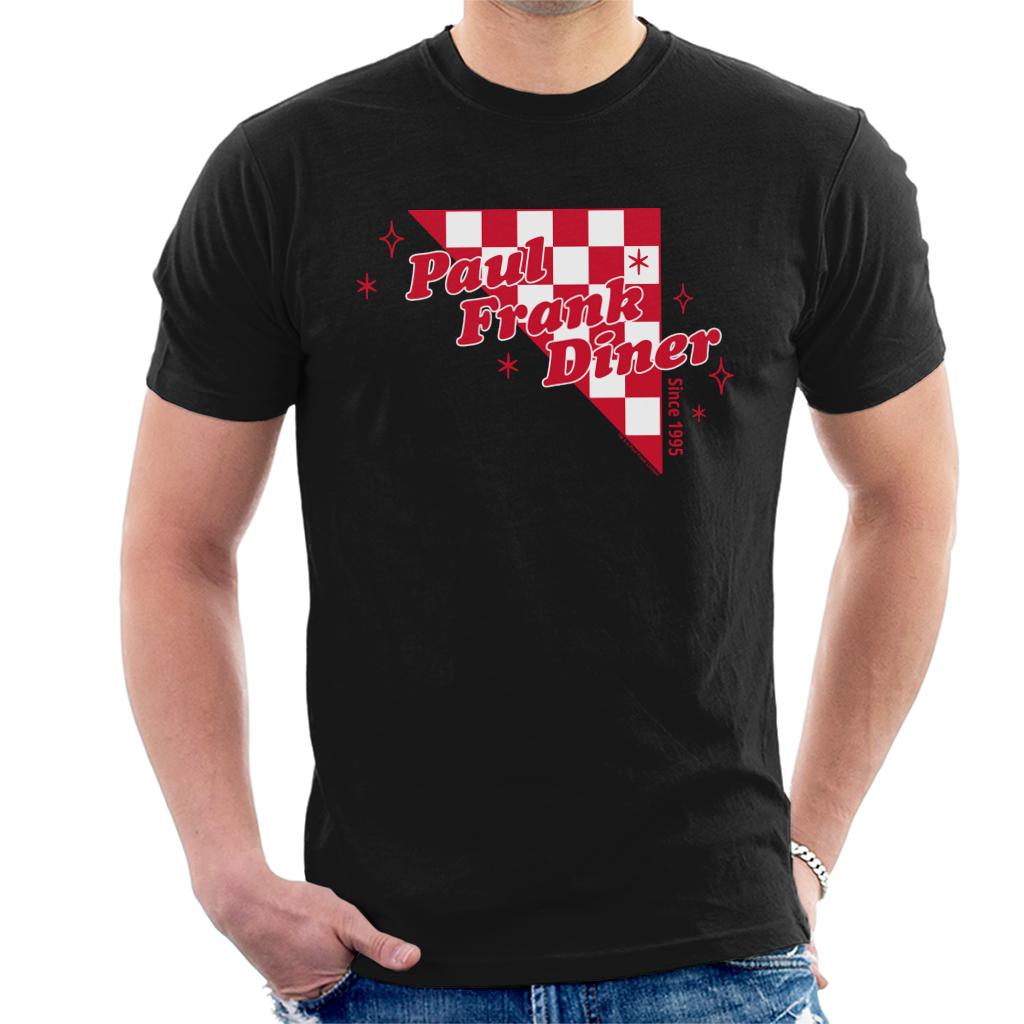 Paul Frank Diner Red Chequered Tile Men's T-Shirt product image 1