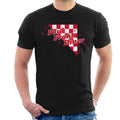 Paul Frank Diner Red Chequered Tile Men's T-Shirt product image 1