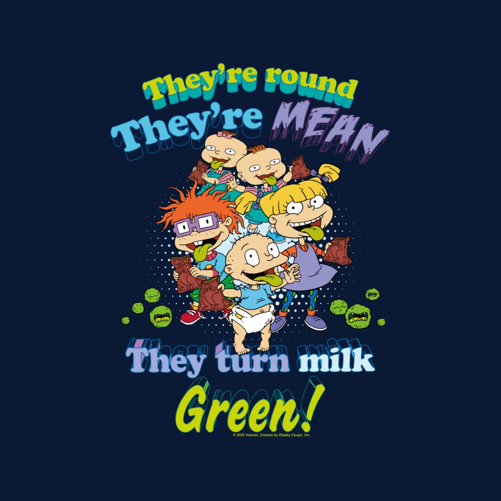 Rugrats Reptar Cereal They Turn Milk Green! Men's T-Shirt product image 2