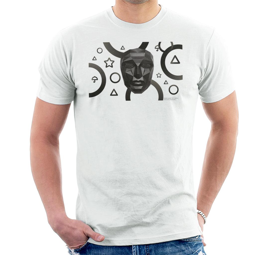 Squid Game Symbols Front Man Mask Men's T-Shirt product image 1