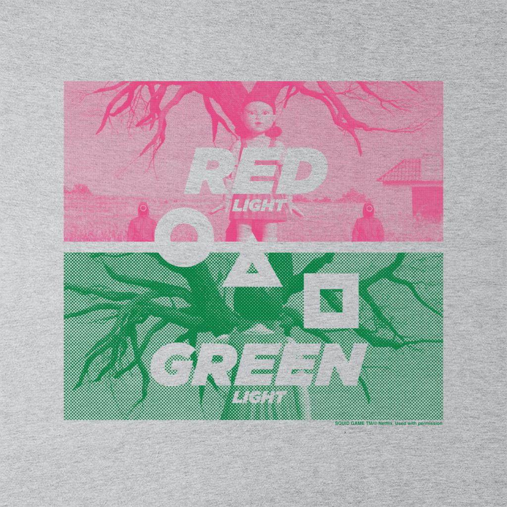 Squid Game Red Light Green Scene Art Men's T-Shirt product image 2