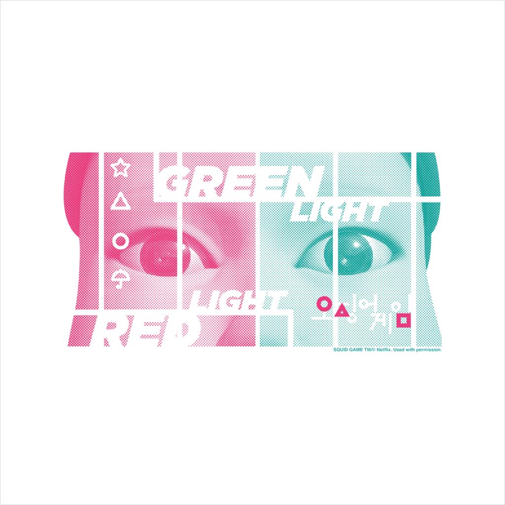 Squid Game Red Light Green Doll Face Men's T-Shirt product image 2