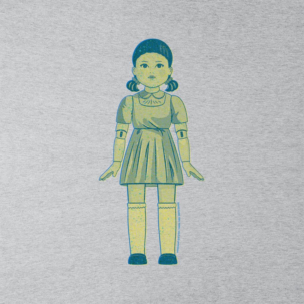 Squid Game Red Light Green Doll Sketch Men's T-Shirt product image 2