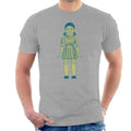 Squid Game Red Light Green Doll Sketch Men's T-Shirt product image 1