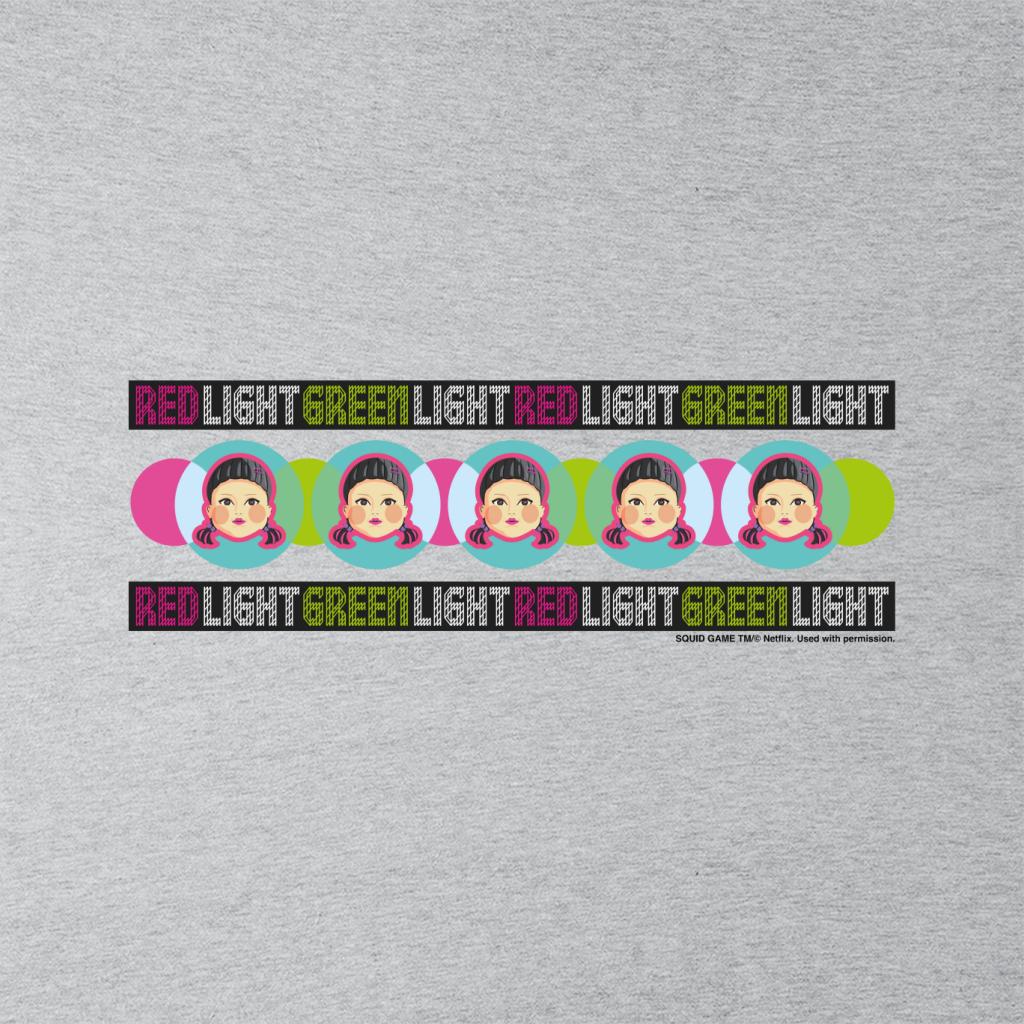 Squid Game Red Light Green Marquee Style Text Men's T-Shirt product image 2