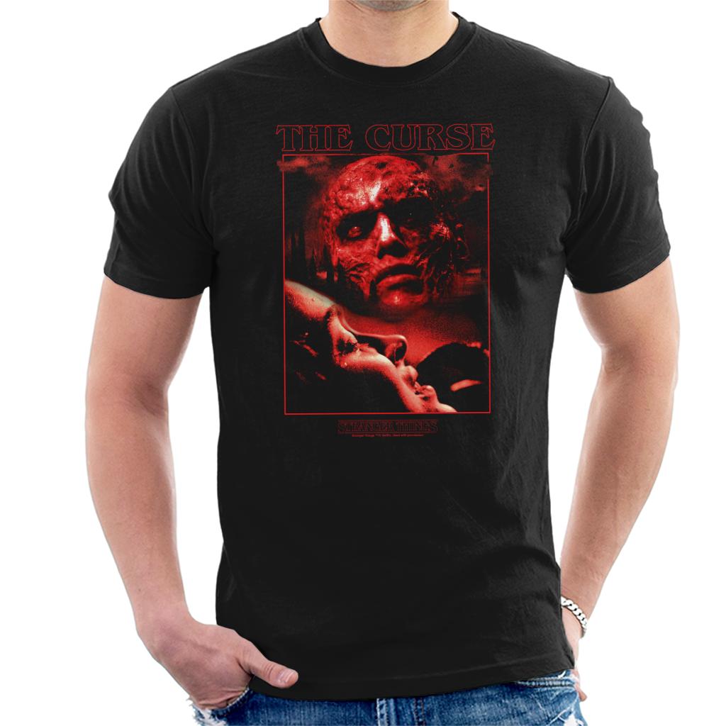 Stranger ThingsLogo Text The Curse Vecna Men's T-Shirt product image 1