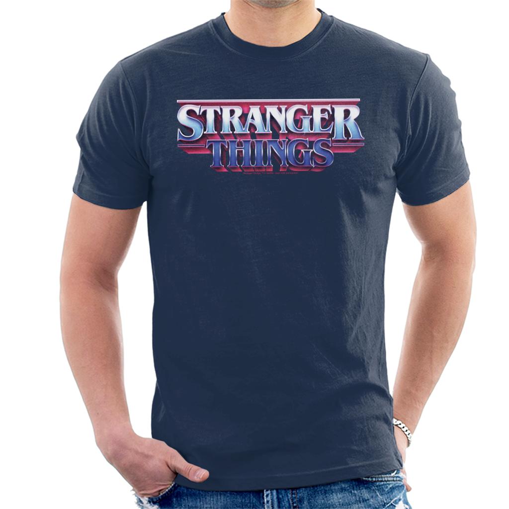 Stranger ThingsEpic Retro 80s Text Logo Men's T-Shirt product image 1