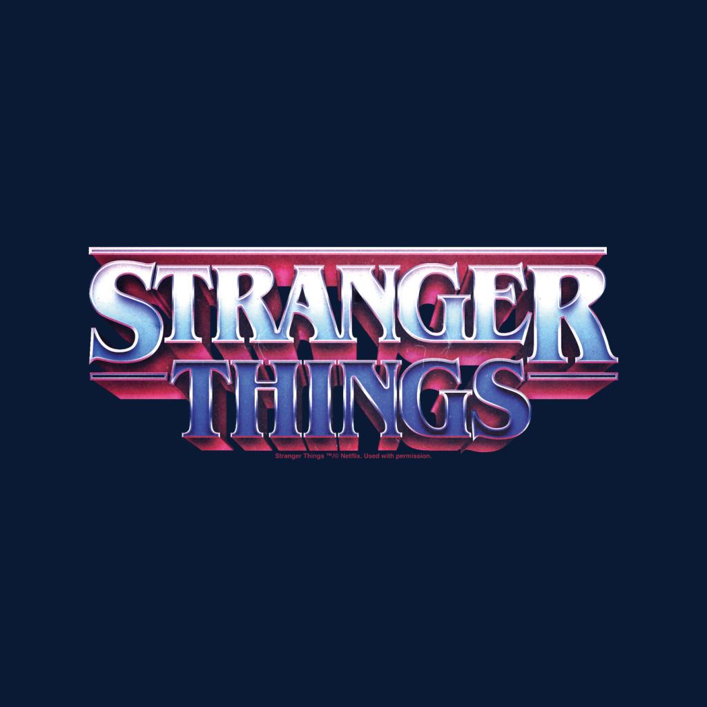 Stranger ThingsEpic Retro 80s Text Logo Men's T-Shirt product image 2