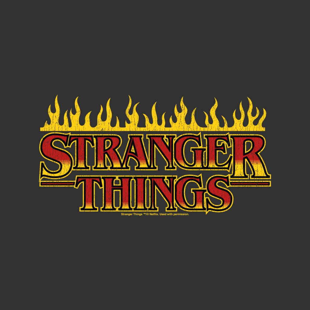 Stranger ThingsYellow Flame Logo Men's T-Shirt product image 2