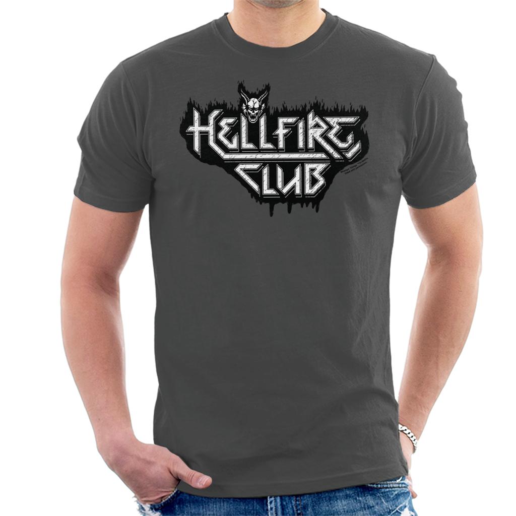 Stranger ThingsHellfire Club Black & White Logo Men's product image 1