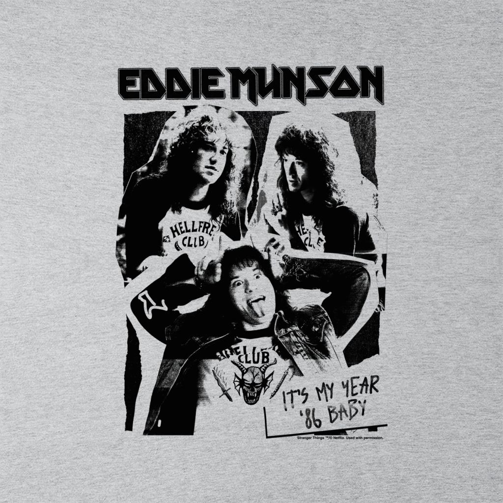Stranger ThingsEddie Munson Hellfire Club Men's T-Shirt product image 2