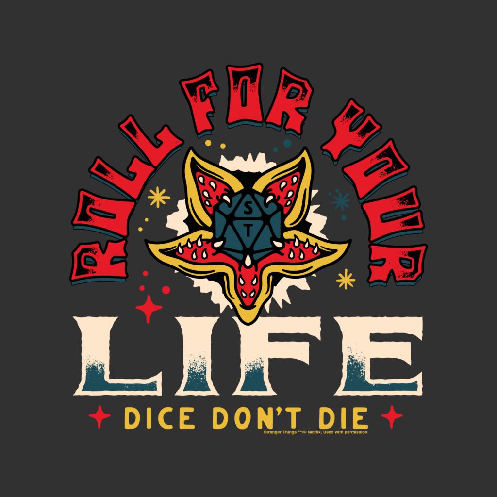 Stranger ThingsDemogorgon Roll For Your Life Men's T-Shirt product image 2