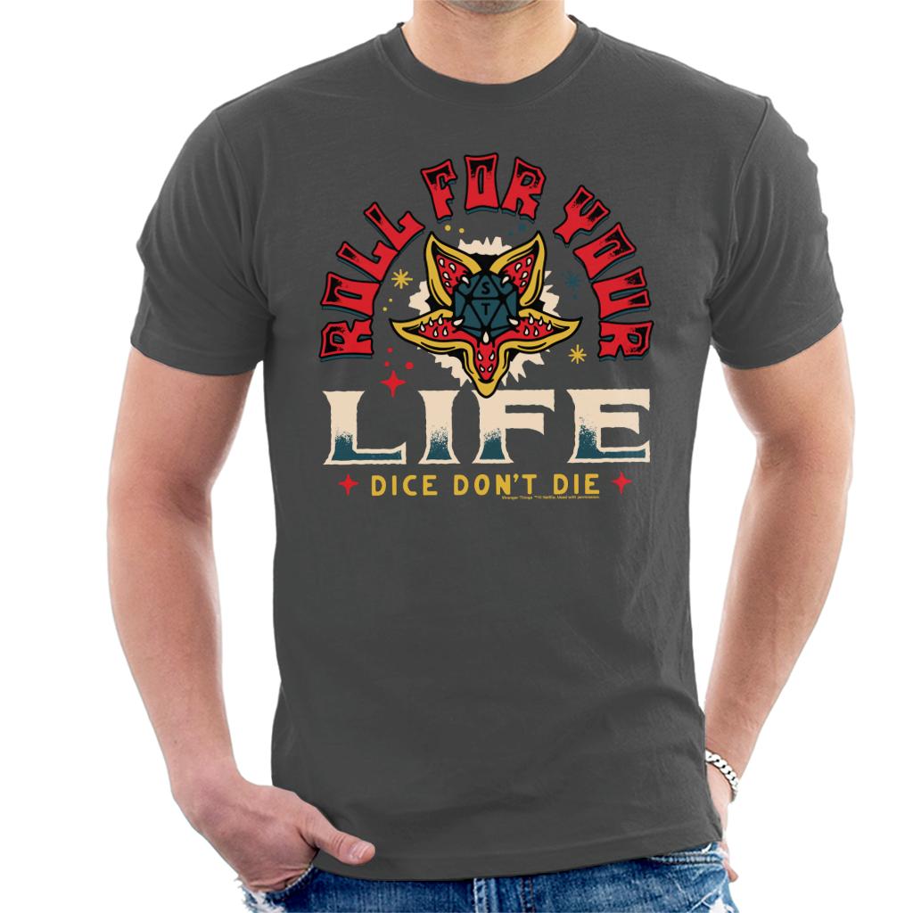 Stranger ThingsDemogorgon Roll For Your Life Men's T-Shirt product image 1