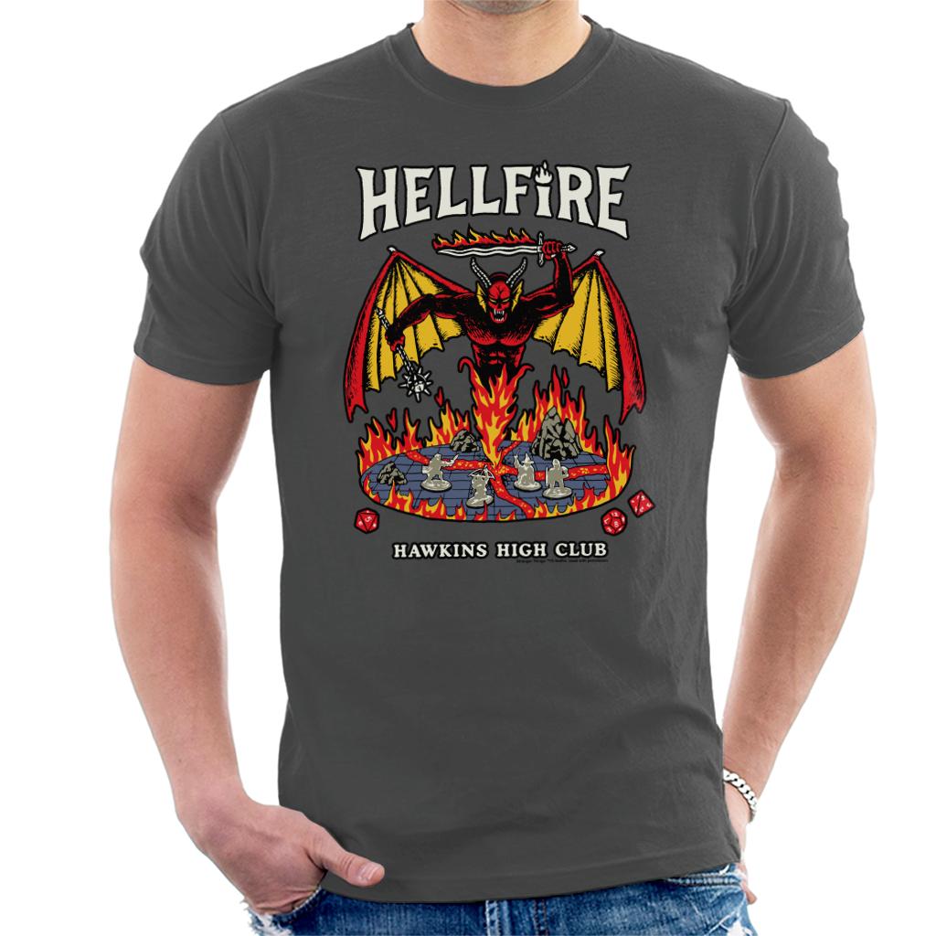 Stranger ThingsHellfire Hawkins High Club Men's T-Shirt product image 1