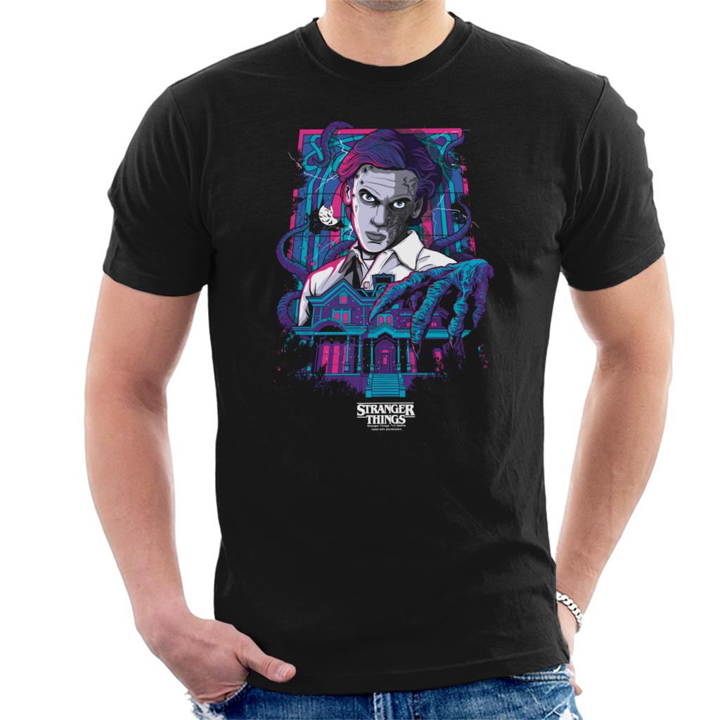 Stranger ThingsHenry Creel Looming Over House Men's T-Shirt product image 1