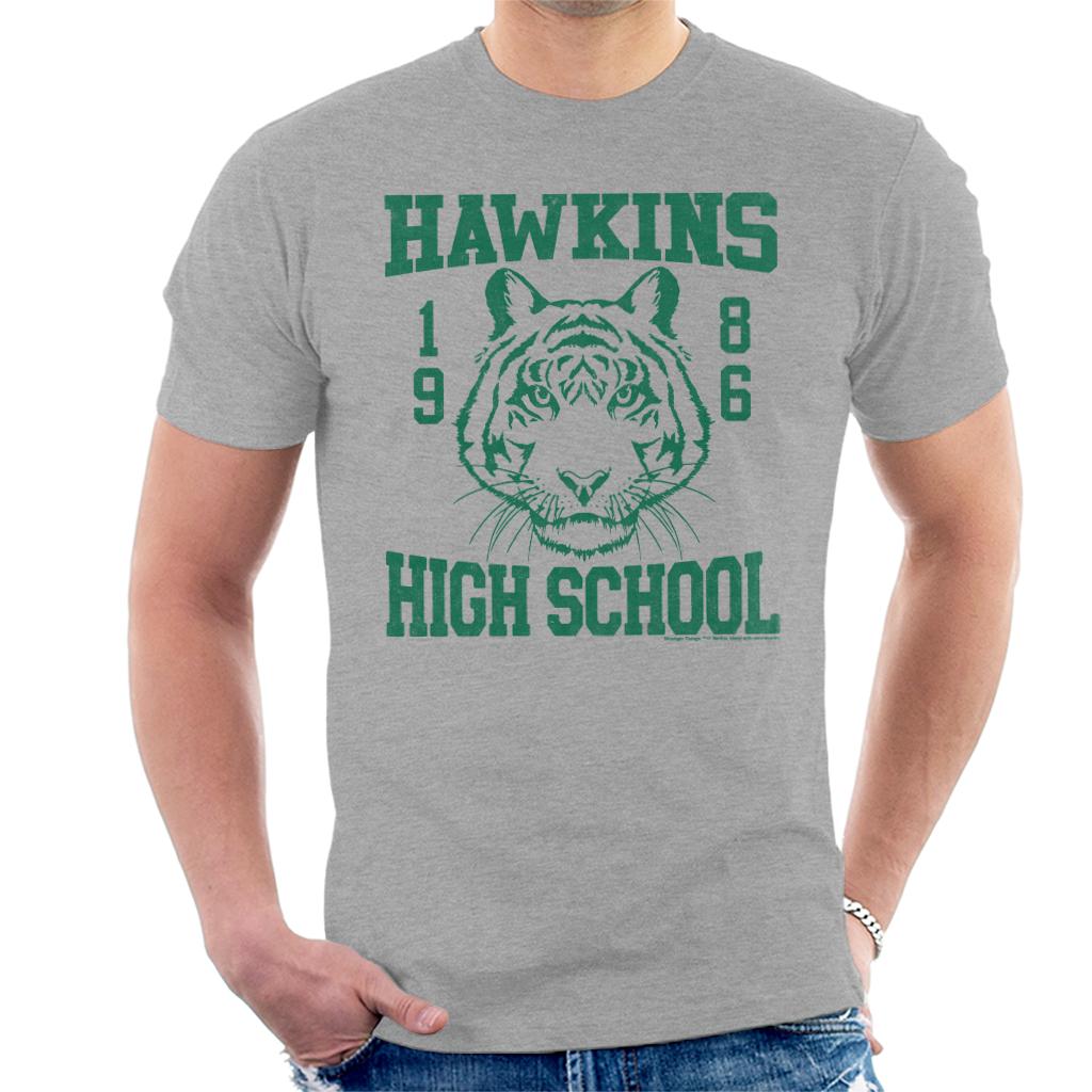 Stranger Things1986 Tigers Hawkins High School Men's T-Shirt product image 1