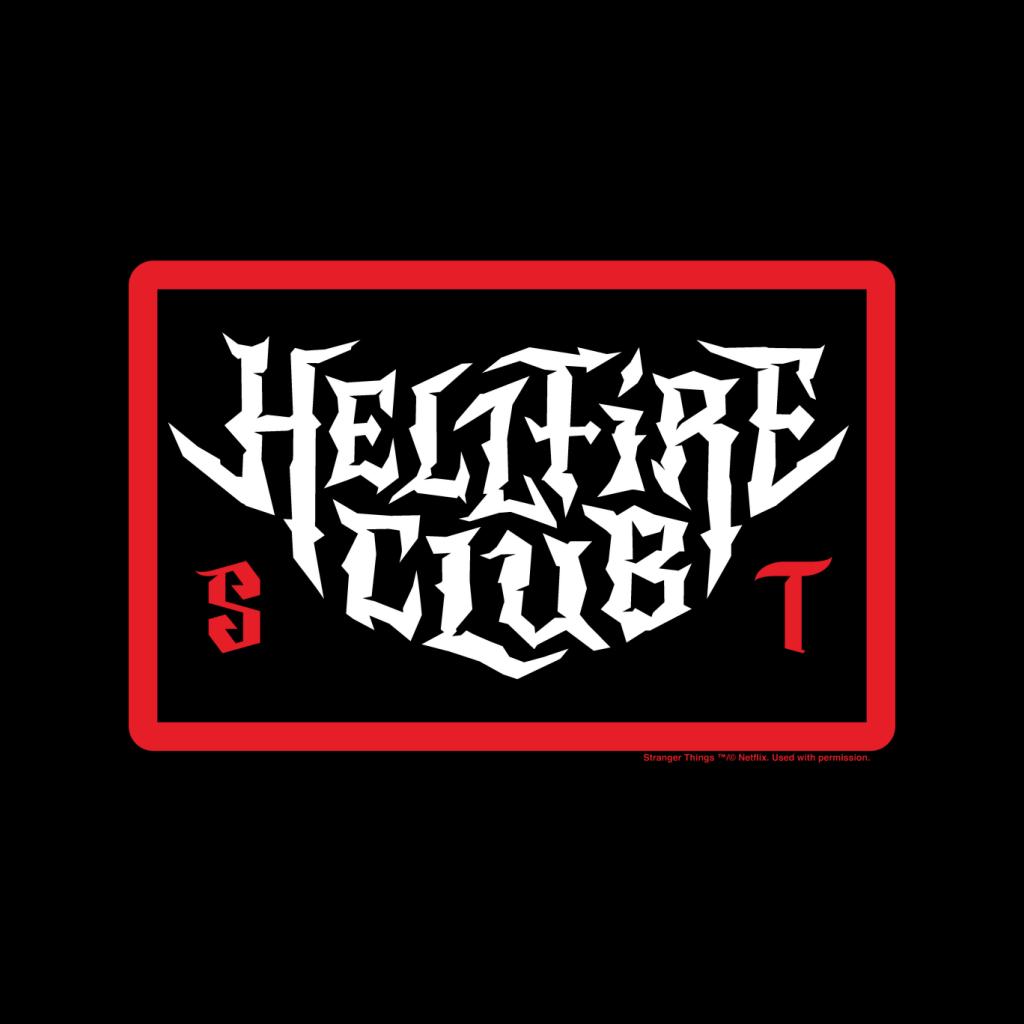 Stranger ThingsGothic Text Hellfire Club Men's T-Shirt product image 2