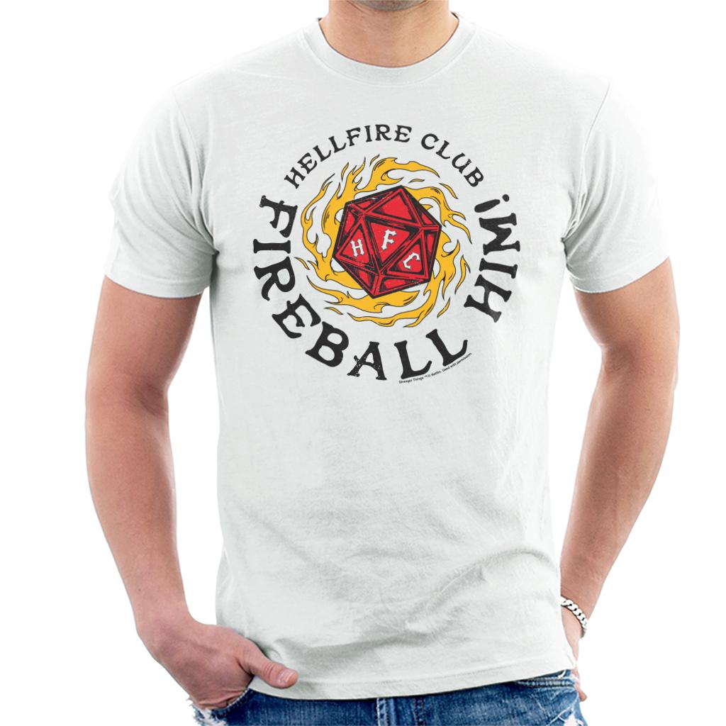 Stranger ThingsHellfire Club HFC Fireball Him! Men's T-Shirt product image 1