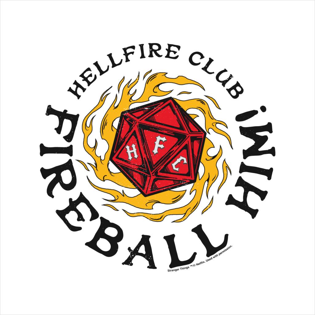 Stranger ThingsHellfire Club HFC Fireball Him! Men's T-Shirt product image 2