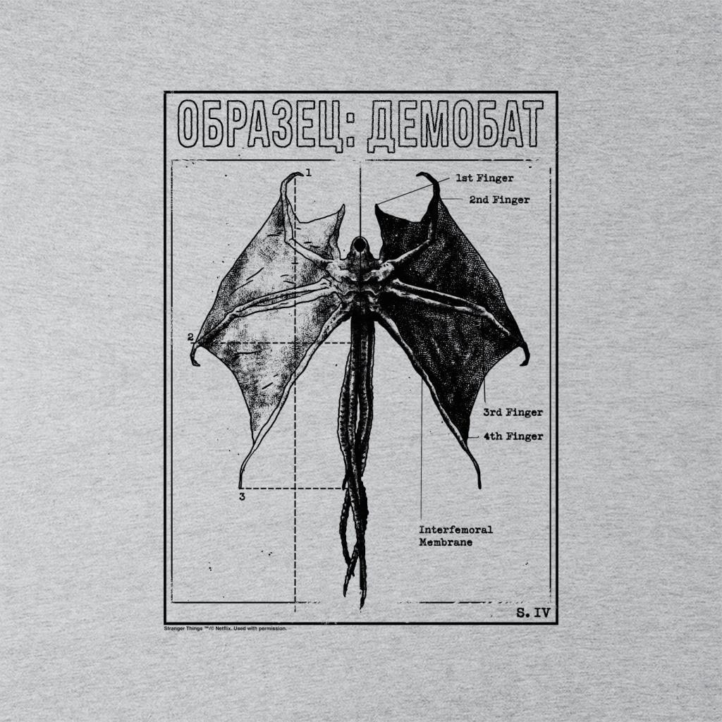 Stranger ThingsDemobat Anatomical Drawing Men's T-Shirt product image 2