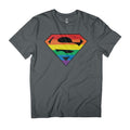 Superman Rainbow Logo Pride Men's T-Shirt product image 1