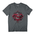 Superman Red S Logo Daily Planet Globe Men's T-Shirt product image 1