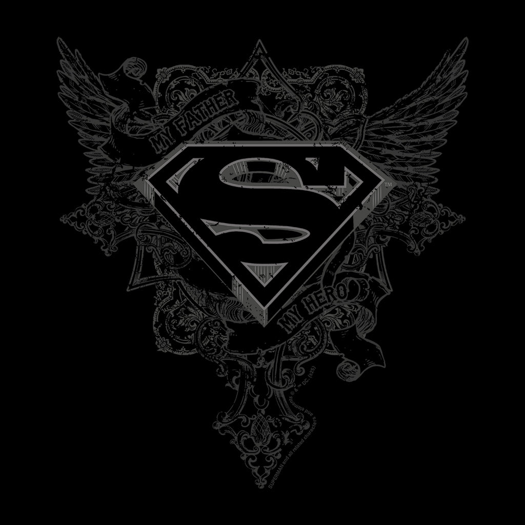 Superman My Father My Hero Father's Day Men's T-Shirt product image 2