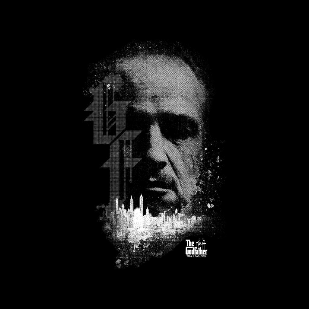 The Godfather Vito Corleone Head City Skyline Silhouette product image 2