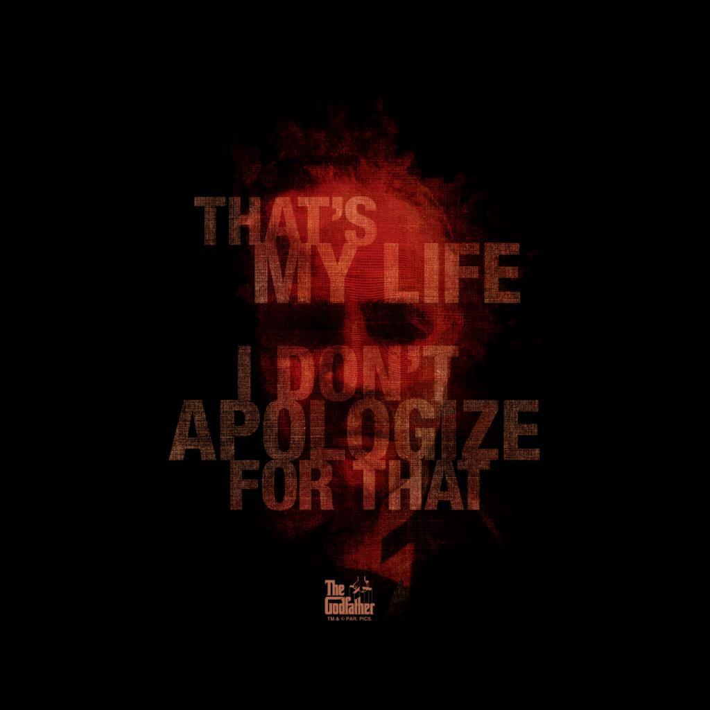 The Godfather Don Vito Corleone That's My Life Quote Men's product image 2