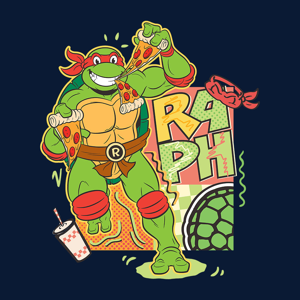 Teenage Mutant Ninja Turtles Raphael Pizza Men's T-Shirt product image 2