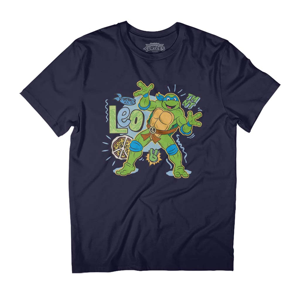 Teenage Mutant Ninja Turtles Leonardo Retro Men's T-Shirt product image 1