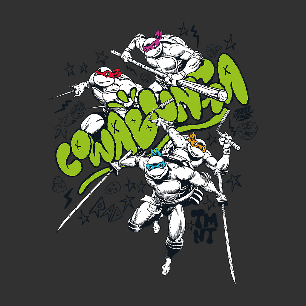 Teenage Mutant Ninja Turtles Cowabunga Sketch Men's T-Shirt product image 2