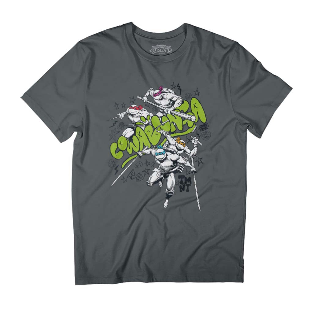 Teenage Mutant Ninja Turtles Cowabunga Sketch Men's T-Shirt product image 1