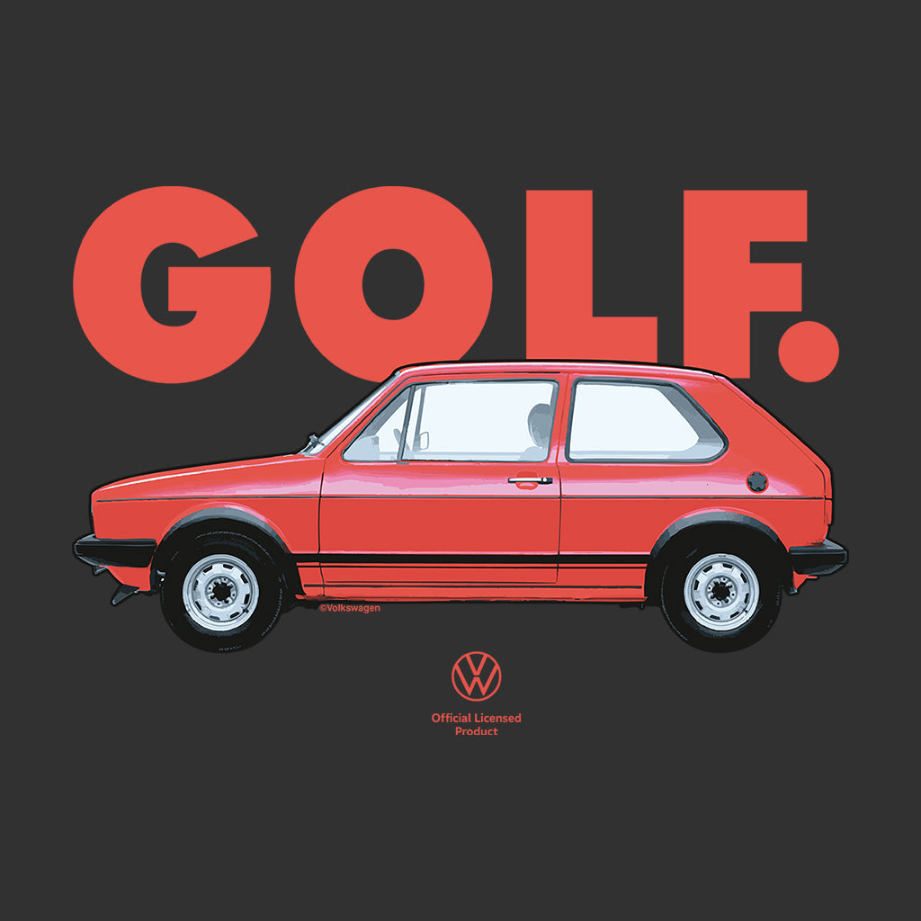 Volkswagen Golf GTI Mk1 Red Retro Men's T-Shirt product image 2