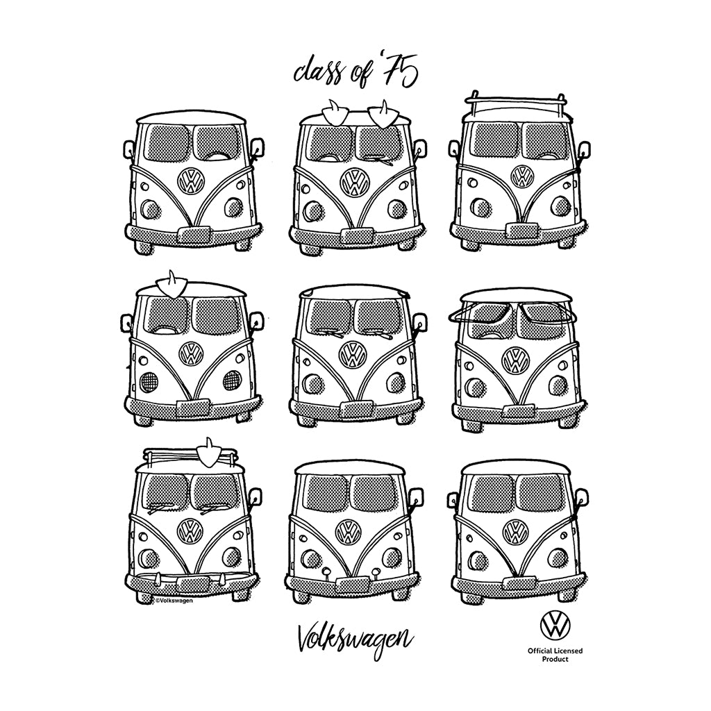Volkswagen Type 2 T1 Campervan Class Of '75 Men's T-Shirt product image 2