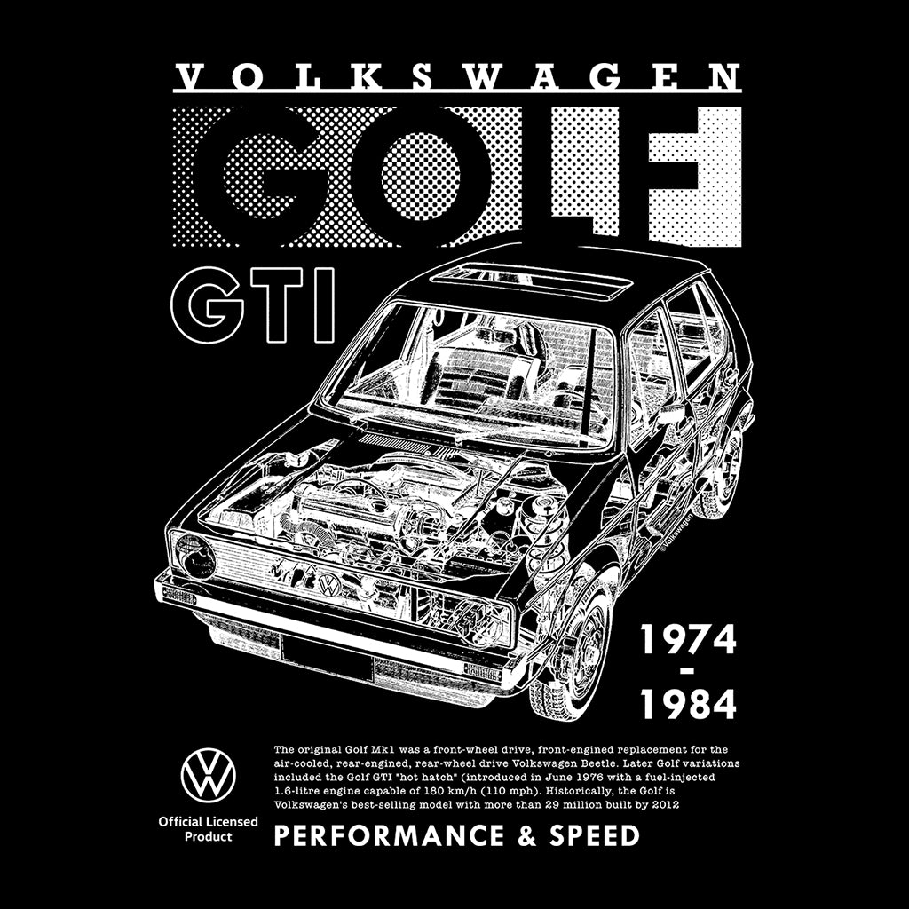 Volkswagen Golf GTI Mk1 Performance & Speed Men's T-Shirt product image 2