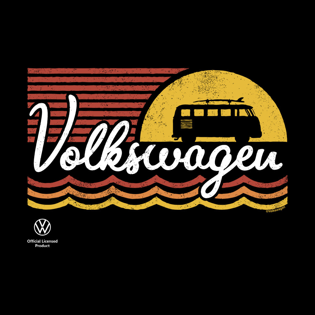 Volkswagen Campervan Retro Beach Sunset Men's T-Shirt product image 2