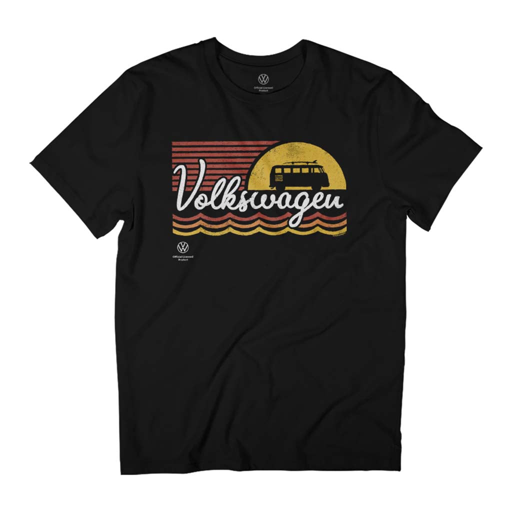 Volkswagen Campervan Retro Beach Sunset Men's T-Shirt product image 1