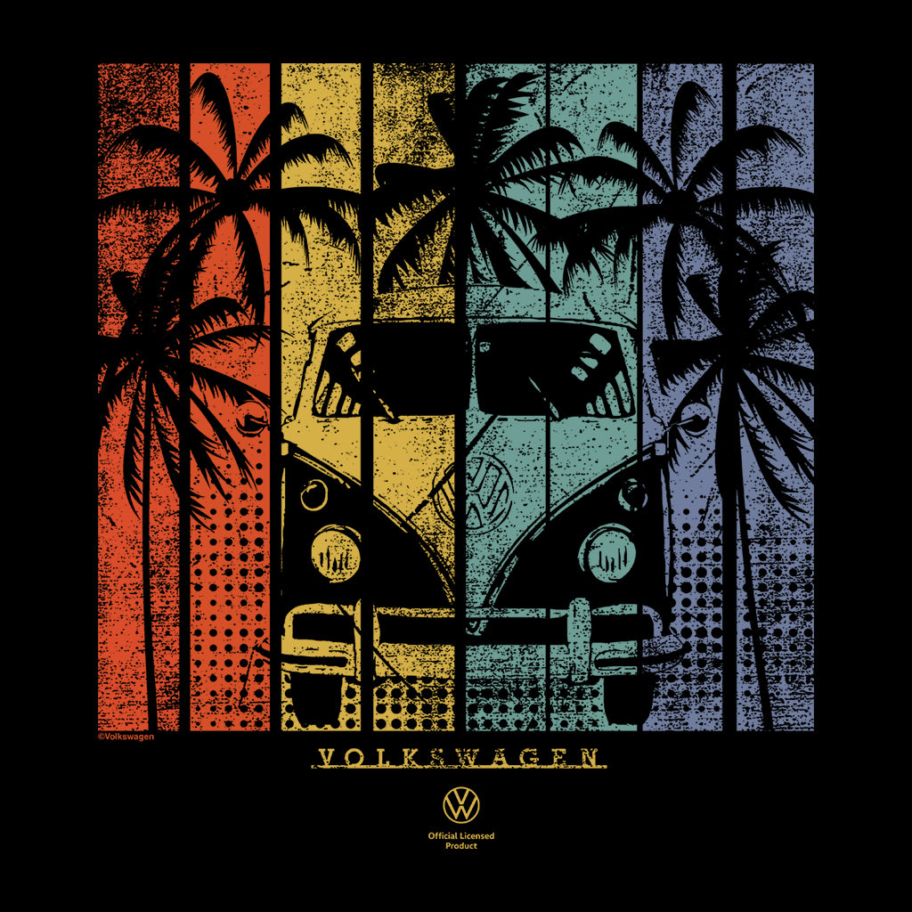 Volkswagen Type 2 T1 Retro Campervan Beach Palm Trees Men's product image 2