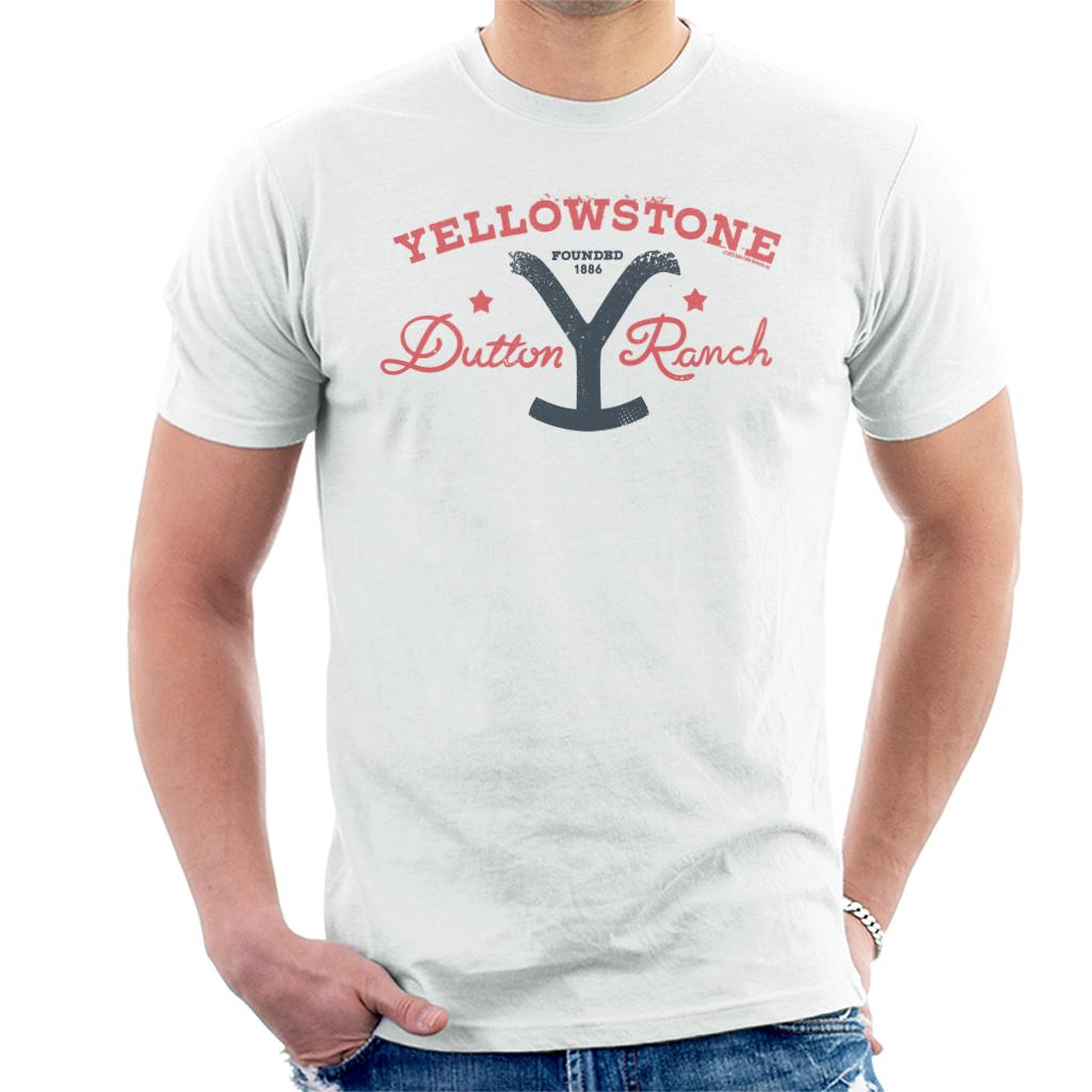 Yellowstone Dutton Ranch Founded 1886 Men's T-Shirt product image 1