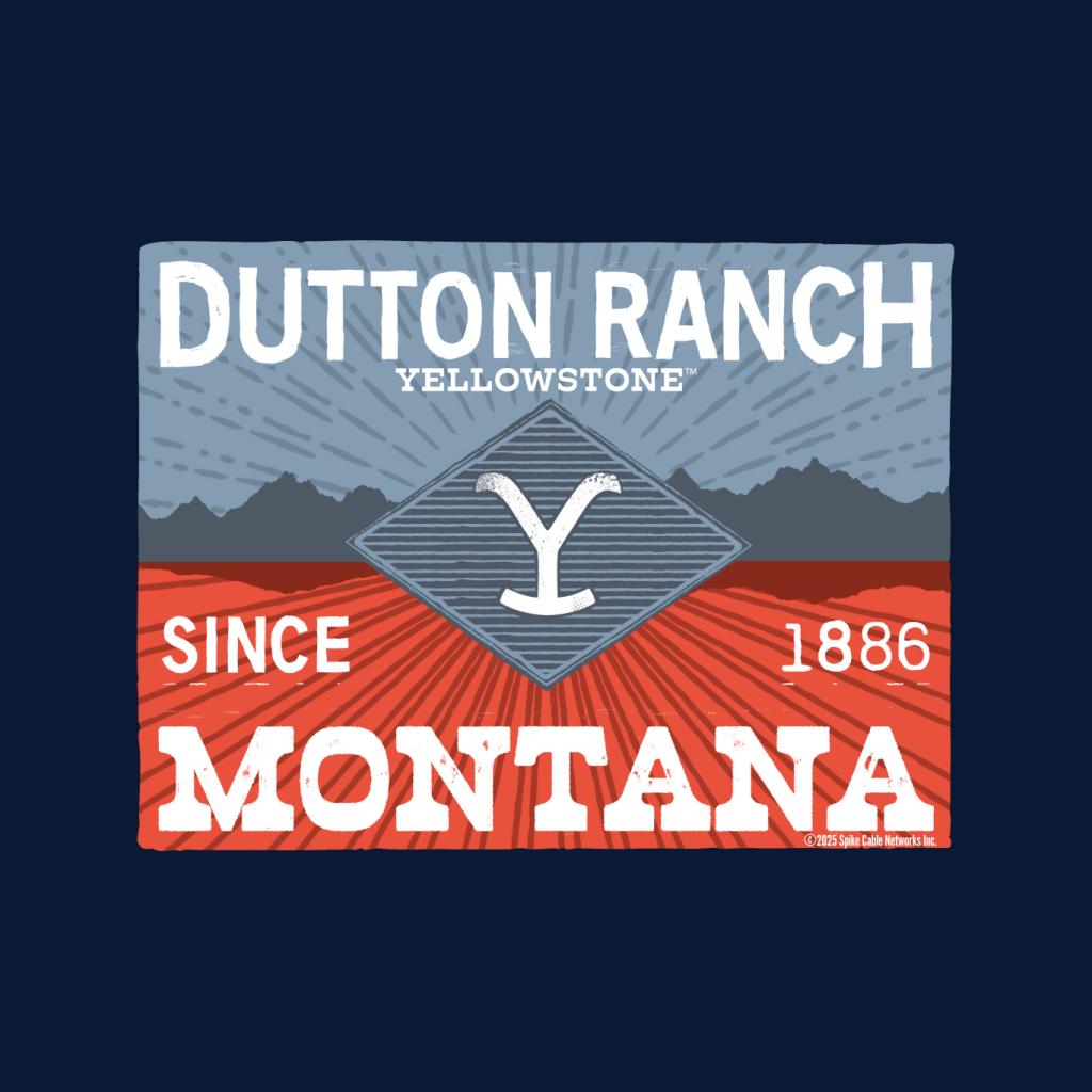 Yellowstone Dutton Ranch Since 1886 Men's T-Shirt product image 2