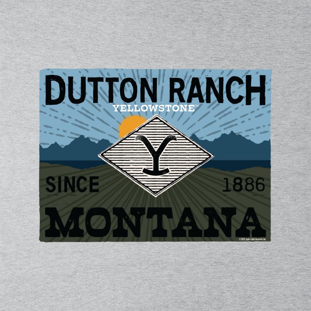 Yellowstone Since 1886 Montana Logo Men's T-Shirt product image 2