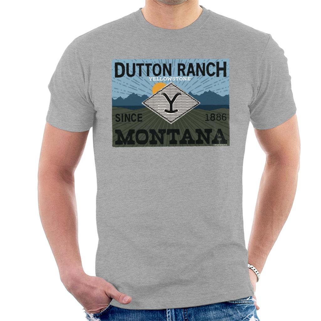 Yellowstone Since 1886 Montana Logo Men's T-Shirt product image 1