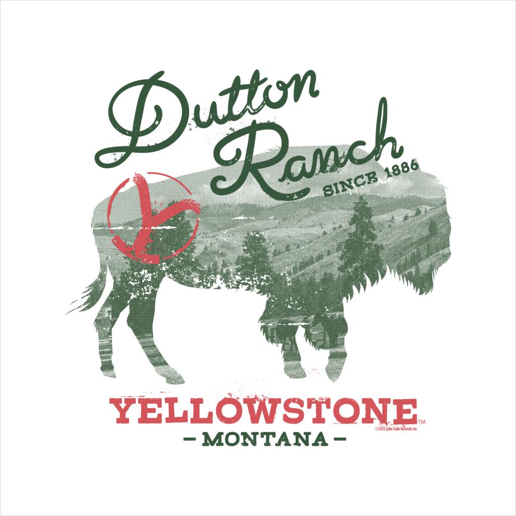 Yellowstone Green Cattle Dutton Ranch Logo Men's T-Shirt product image 2