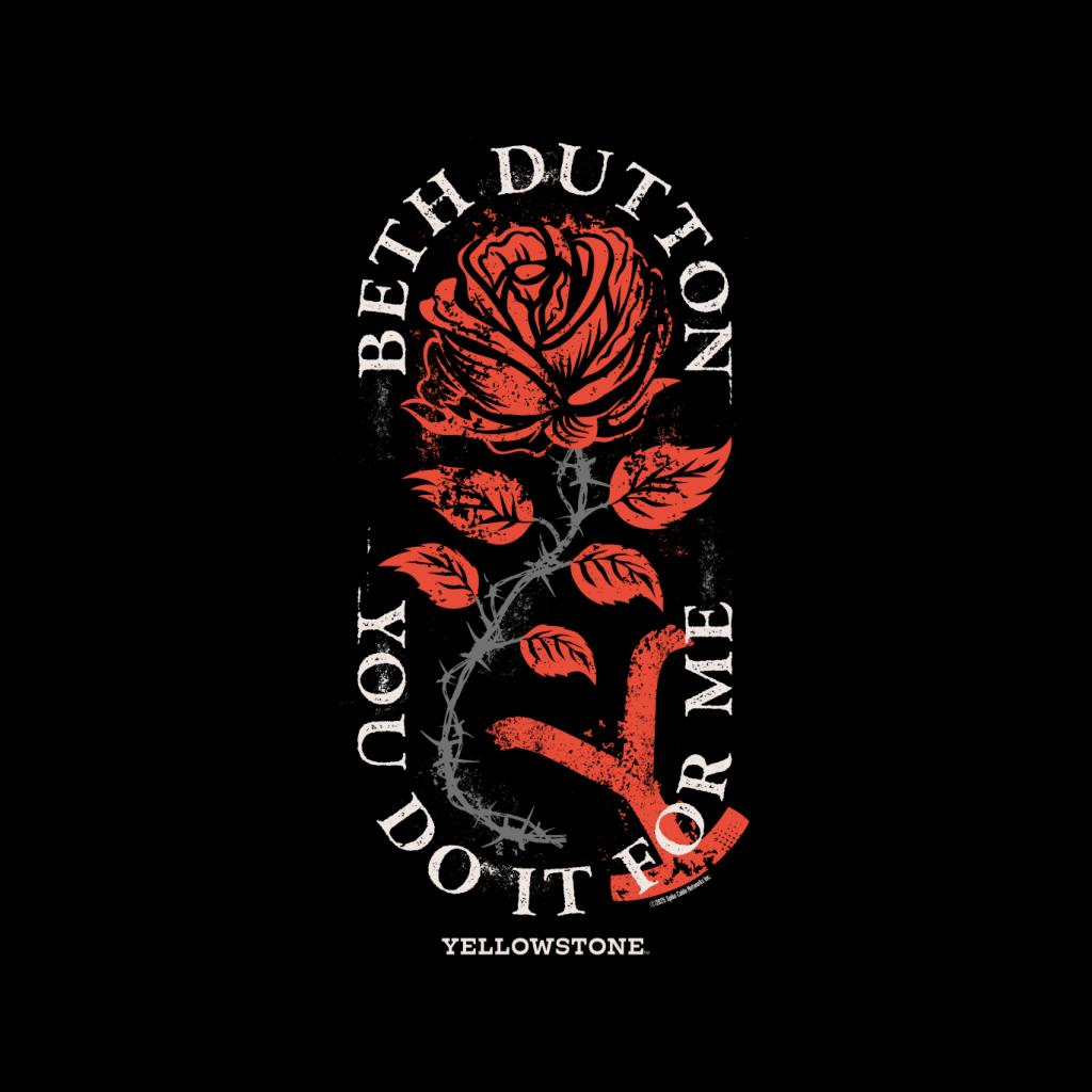 Yellowstone Beth Dutton Red Rose Men's T-Shirt product image 2