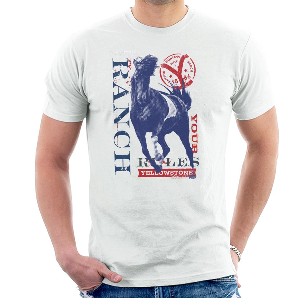 Yellowstone Your Ranch Rules Men's T-Shirt product image 1