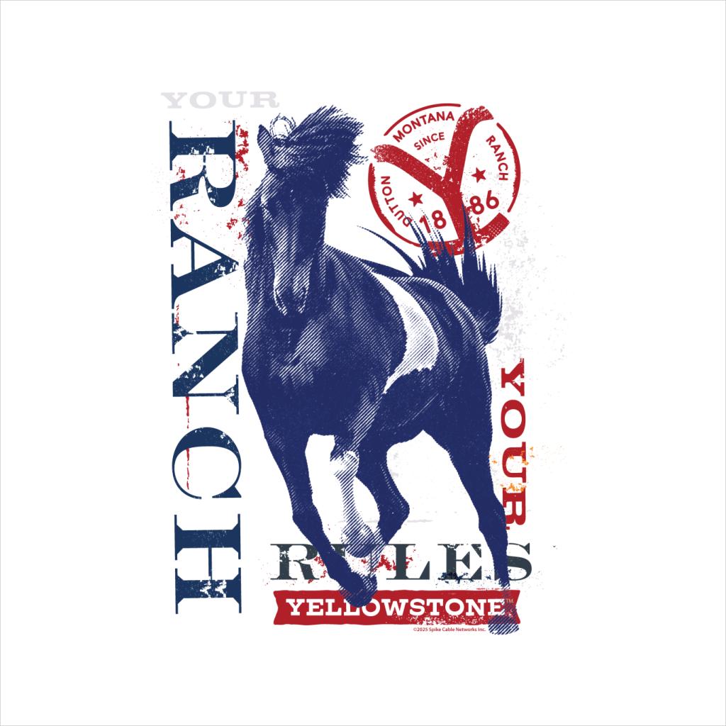 Yellowstone Your Ranch Rules Men's T-Shirt product image 2