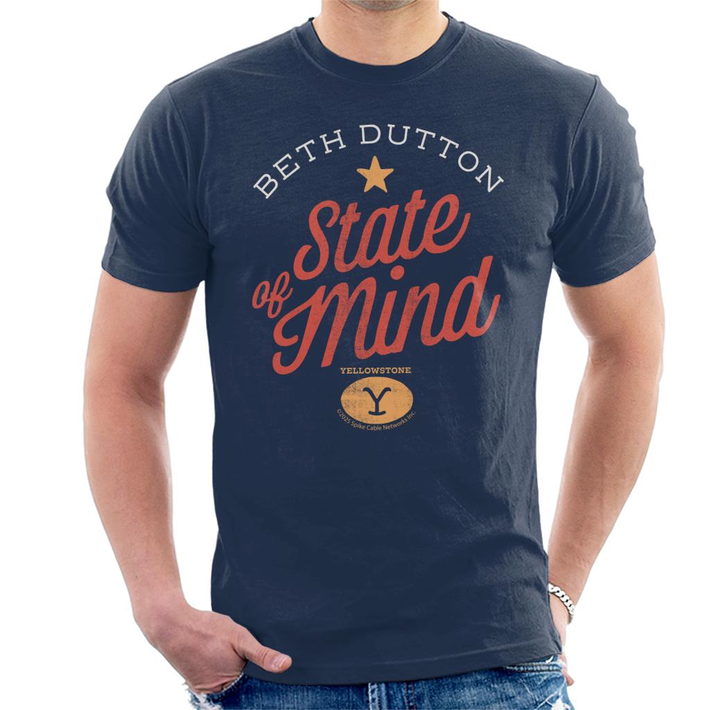 Yellowstone State Of Mind Beth Dutton Red Men's T-Shirt product image 1
