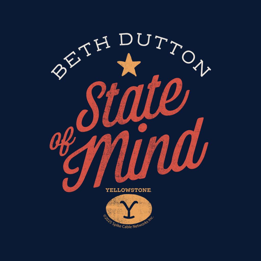 Yellowstone State Of Mind Beth Dutton Red Men's T-Shirt product image 2