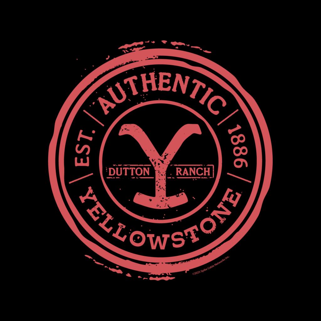Yellowstone Authentic Dutton Ranch Seal Men's T-Shirt product image 2